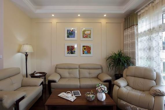 欧式风格客厅沙发背景墙家装设计