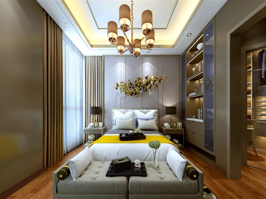 东南亚风格卧室装修效果图